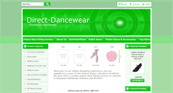 Desktop Screenshot of direct-dancewear.com